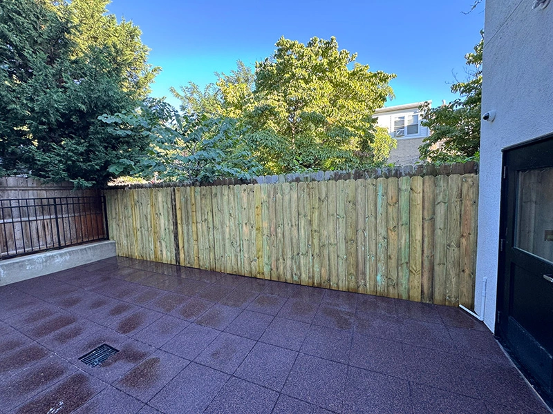 The children at the Fishtown Montessori School devised their latest gesheft - 25 cents to view their new fence.