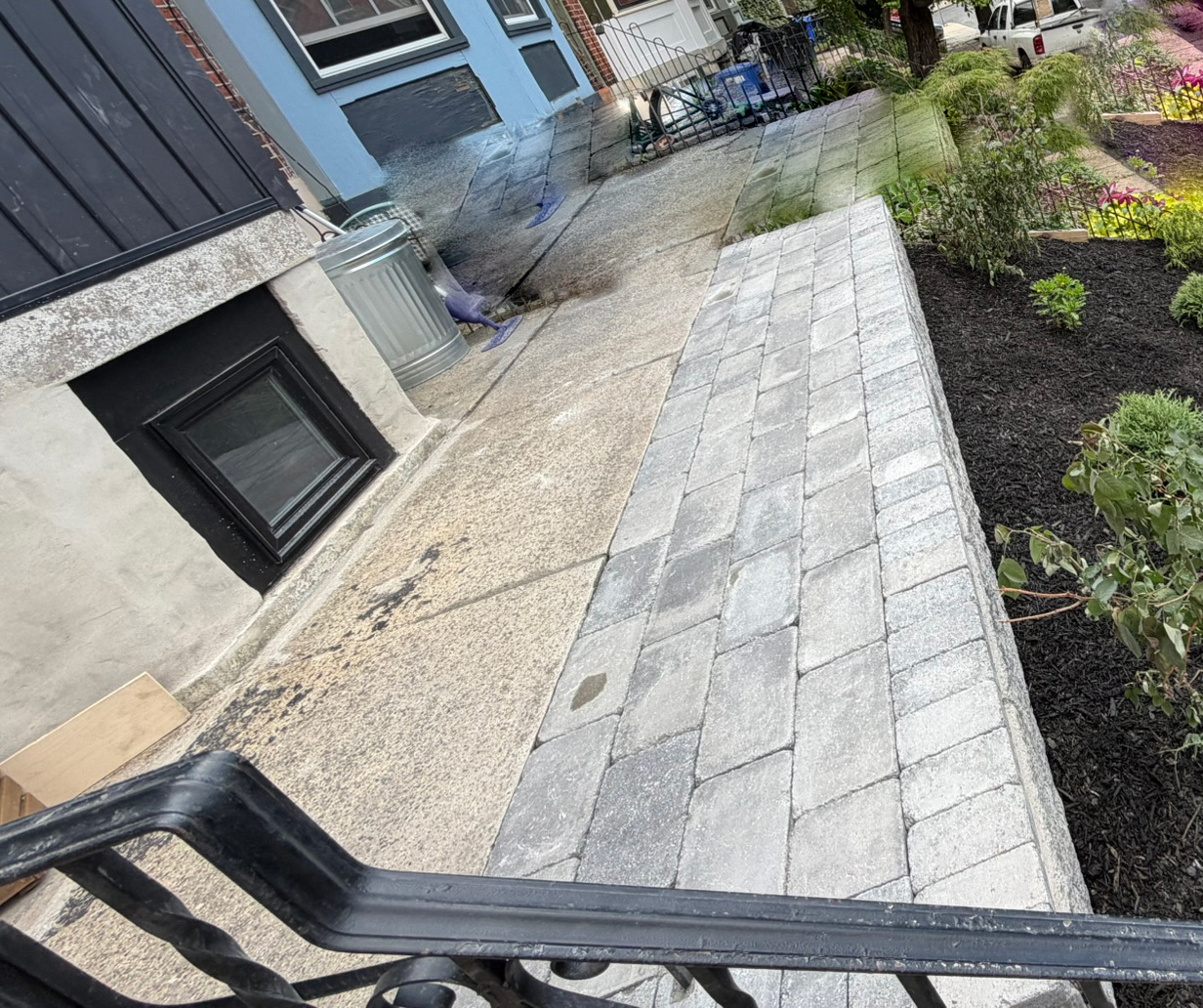 Art Museum Area new front patio using techo-bloc.com
