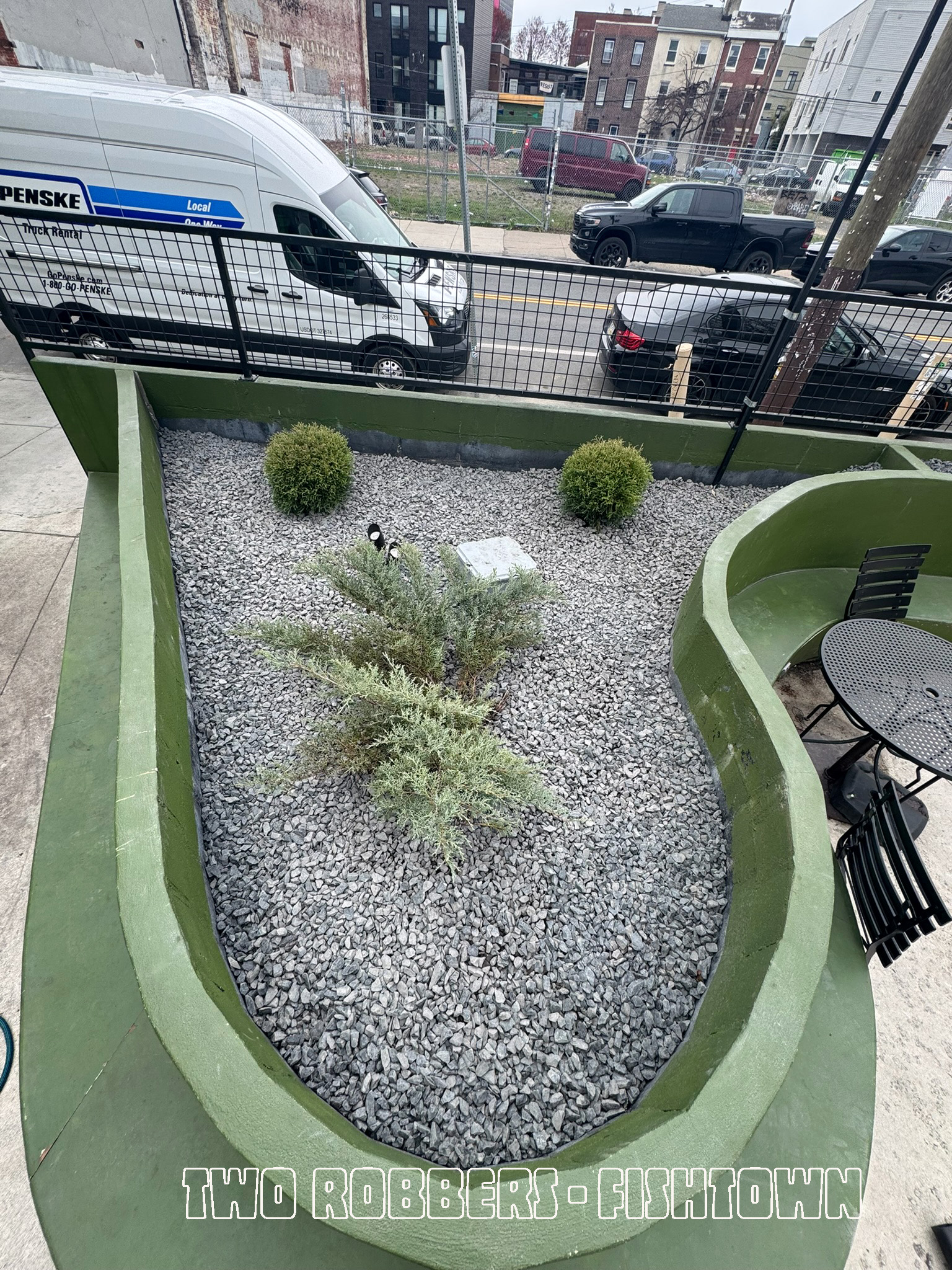 Get a drink at Two Robbers on Frankford Ave. and enjoy the minimal chill vibes.